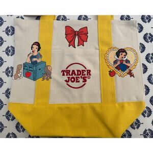 Disney Snow White Yellow Custom Made Trader Joes Mini Tote One of a Kind